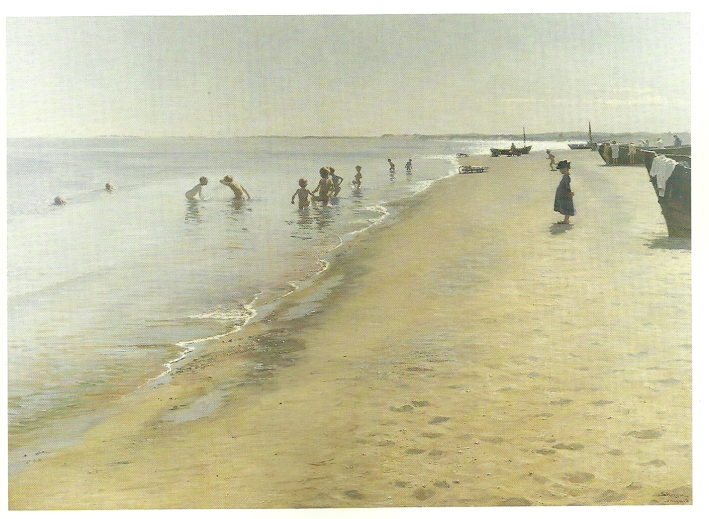 Peter Severin Kroyer sommerdag ved skagen sondersteand